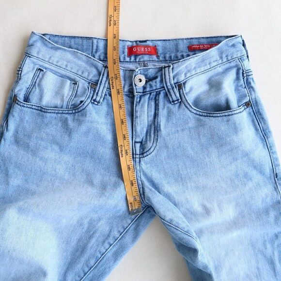 GUESS Men's Halsted Fit Medium Rise Tapered Jeans - Picture 11 of 14